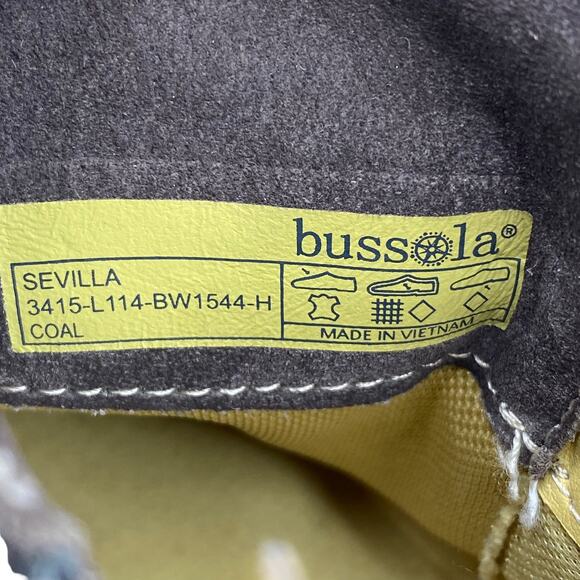 Bussola X Anthropologie Women's Sevilla Coal Suede Ankle Boot Size 38 US 7.5 - Picture 11 of 12